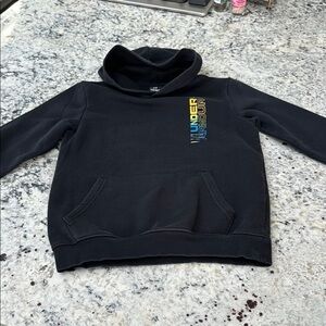 Under Armour Black Hoodie with Multicolor Logo